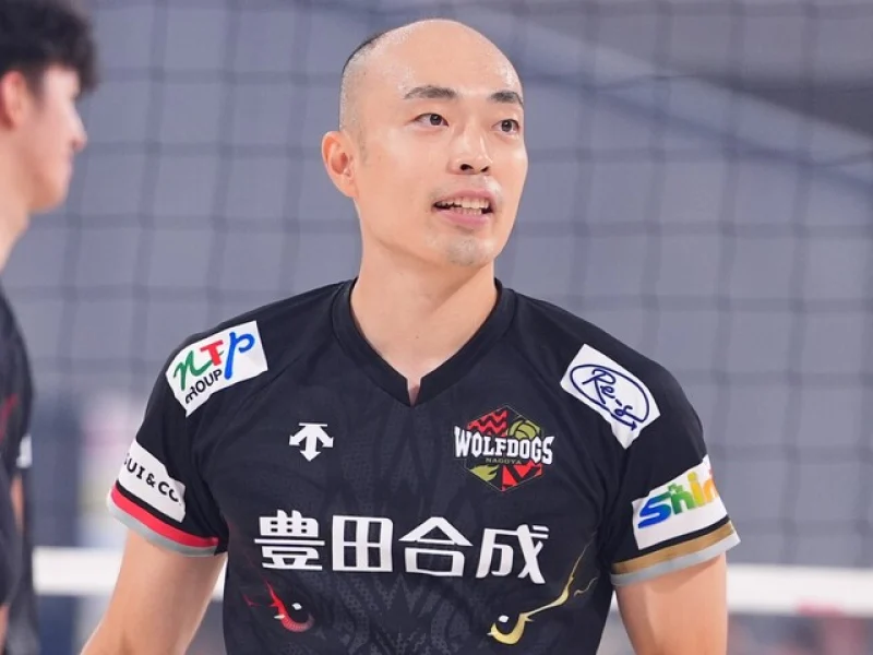 Hideomi Fukatsu on court for Wolfdogs Nagoya.