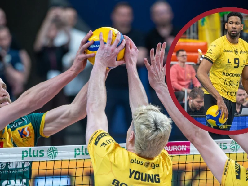 Jackson Young featured in Bogdanka LUK Lublin volleyball context
