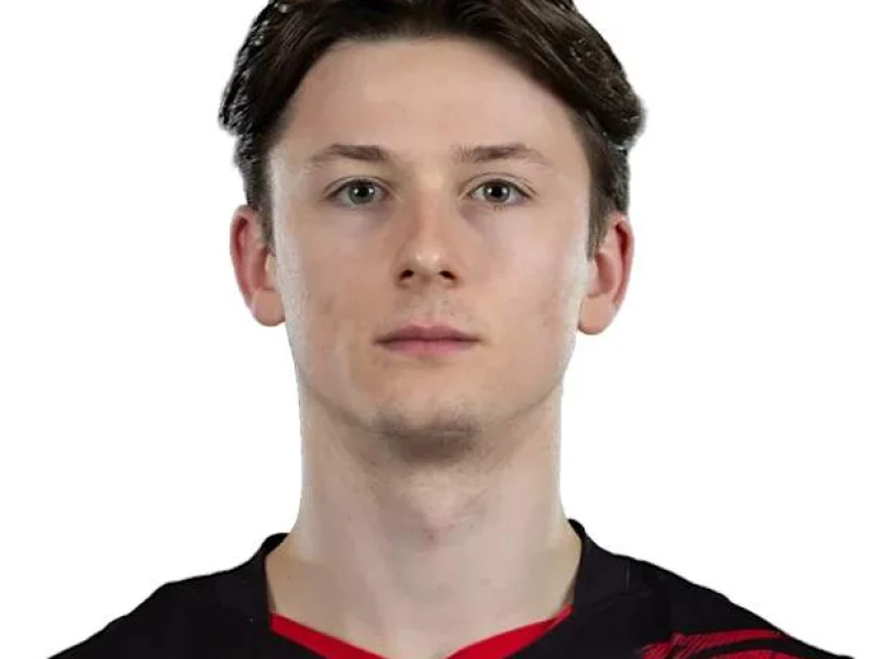 Kobe Verwimp in Belgium national team kit for the 2026 Volleyball Nations League.