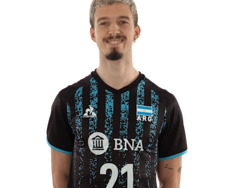 Luciano Palonsky in his Argentina uniform at the Paris 2024 Olympic Games