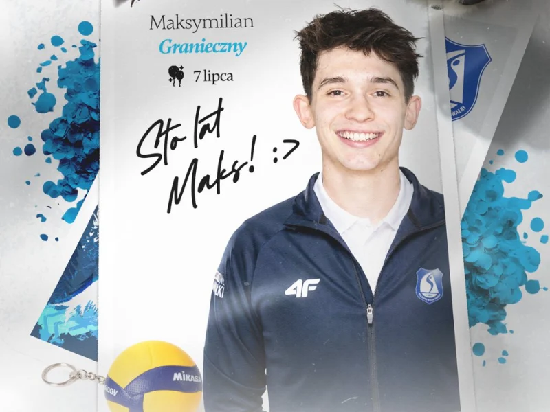 Maksymilian Granieczny in Ślepsk Malow Suwałki team colors.