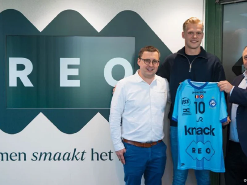 Mathijs Desmet pictured on his return to Knack Roeselare.