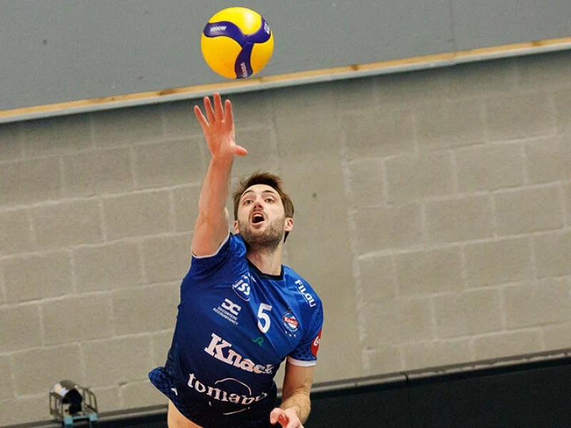 Pieter Coolman attacking for Knack Roeselare.