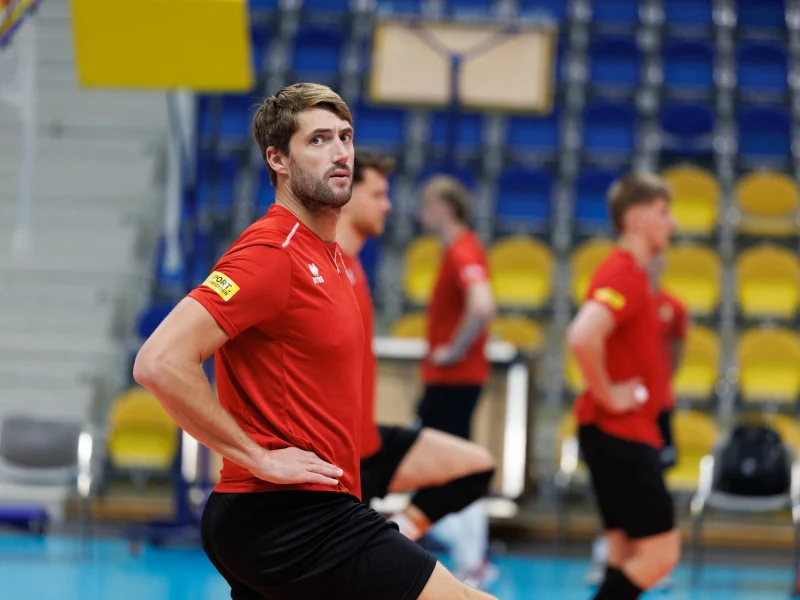 Pieter Coolman in Belgium national team action ahead of the 2025 World Championship.