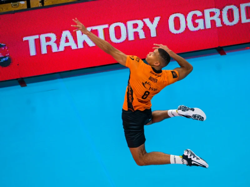Stephen Boyer in club competition with Jastrzębski Węgiel