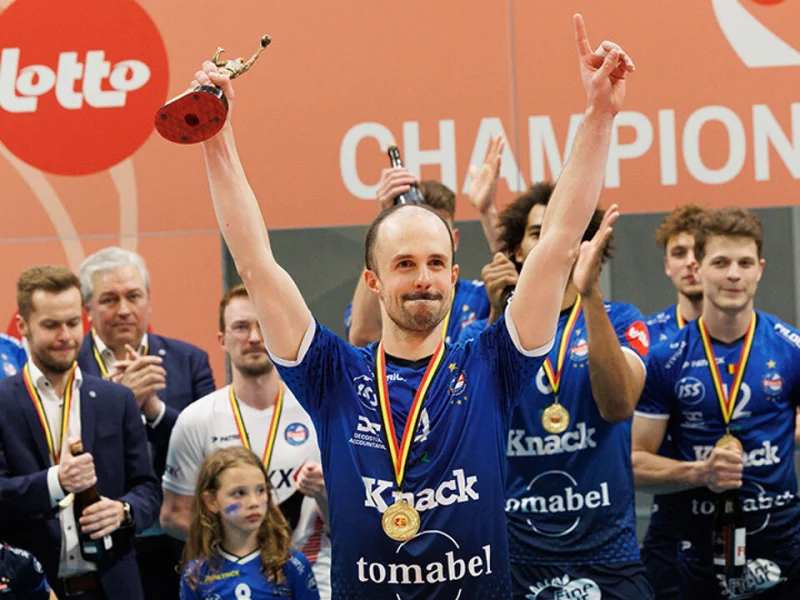 Stijn D'Hulst pictured with Knack Roeselare during his long club career.