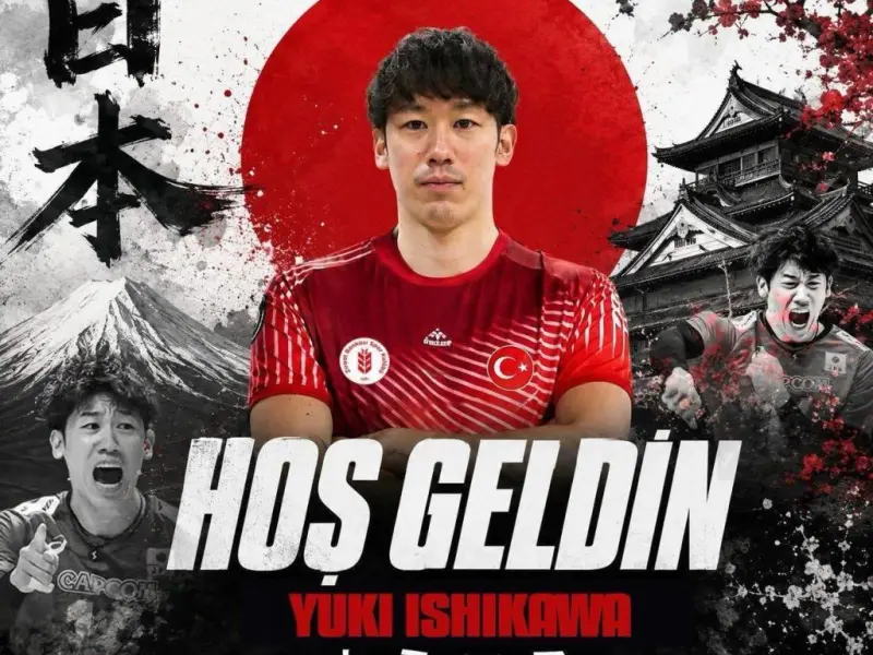 Yūki Ishikawa featured in Ziraat Bankkart transfer announcement artwork